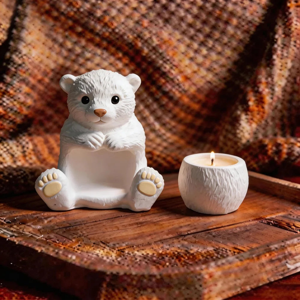 Bear Silicone Mold – DIY Plaster, Candle & Epoxy Resin Craft Silicone Mold Zpaxo