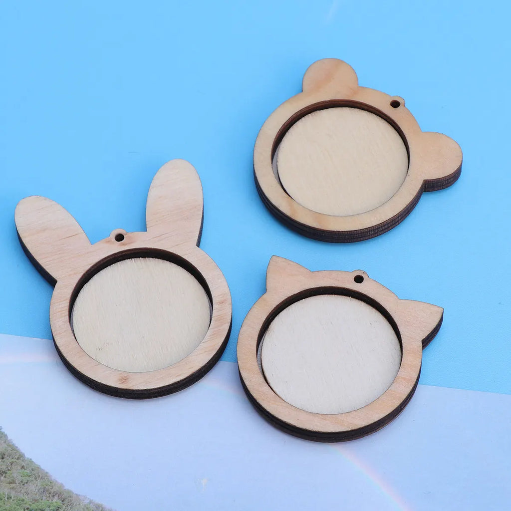 Mini Wooden Embroidery Hoops Eco-friendly Smooth Refined Wood Cross