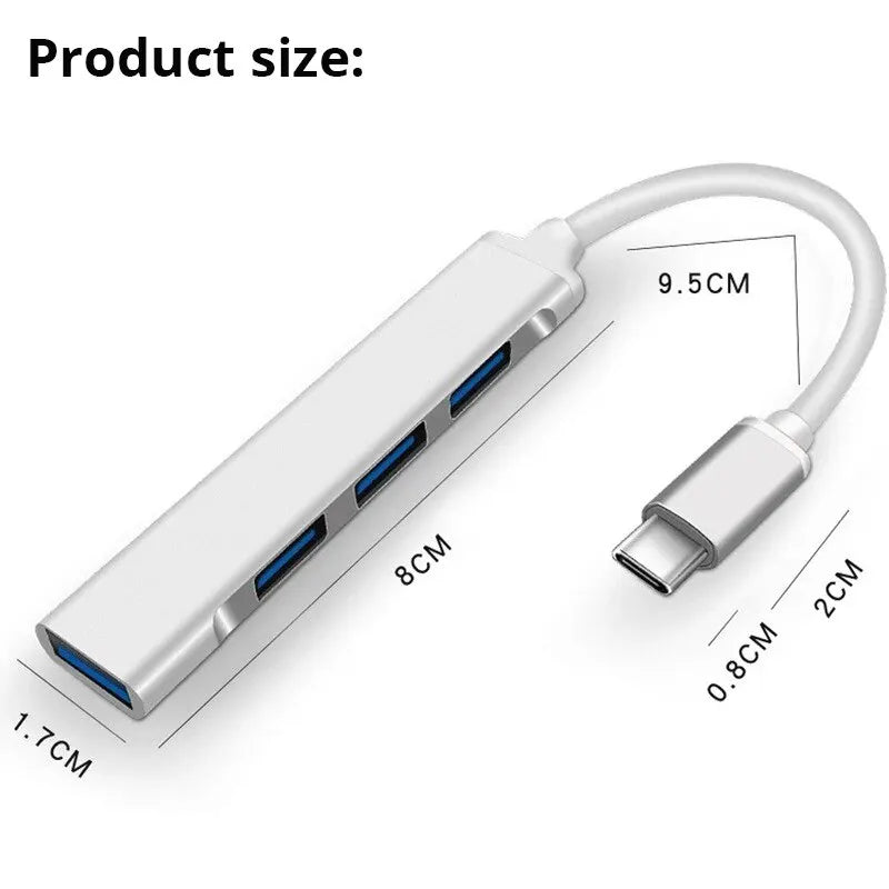 C Extender Hub Docking Station USB One-to-four Computer Splitter 3 0 Zpaxo