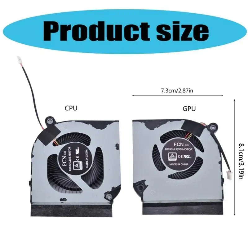 652F Computer Notebook Cooler Radiator DC5V 0 5A 4-pin GPU CPU Zpaxo