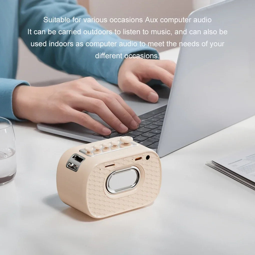 Wireless White Noise Speaker Desktop Multifunctional FM Bluetooth Zpaxo