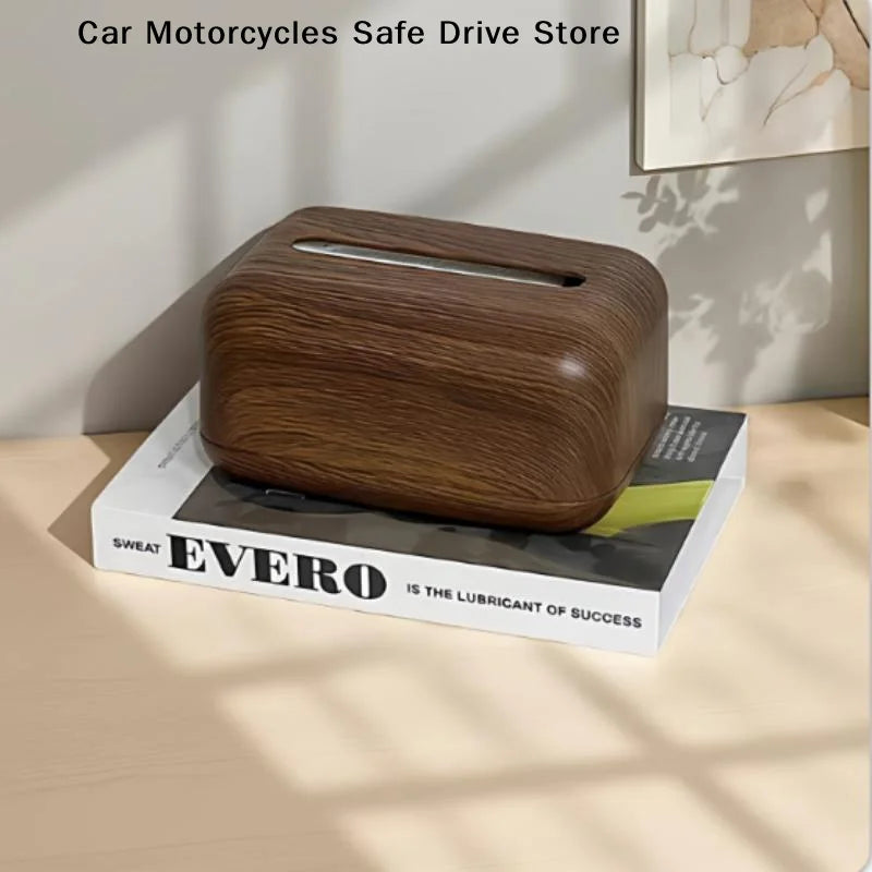 CMNew Chinese-style Simple Walnut Tissue Box Household Solid Wood