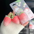 Strawberry Keychain Warming Moisturizing Lip Balm Fruity Pink Color-changing Lipstick Anti-drying Hydration Lip stick Lip Care Zpaxo 1PCS