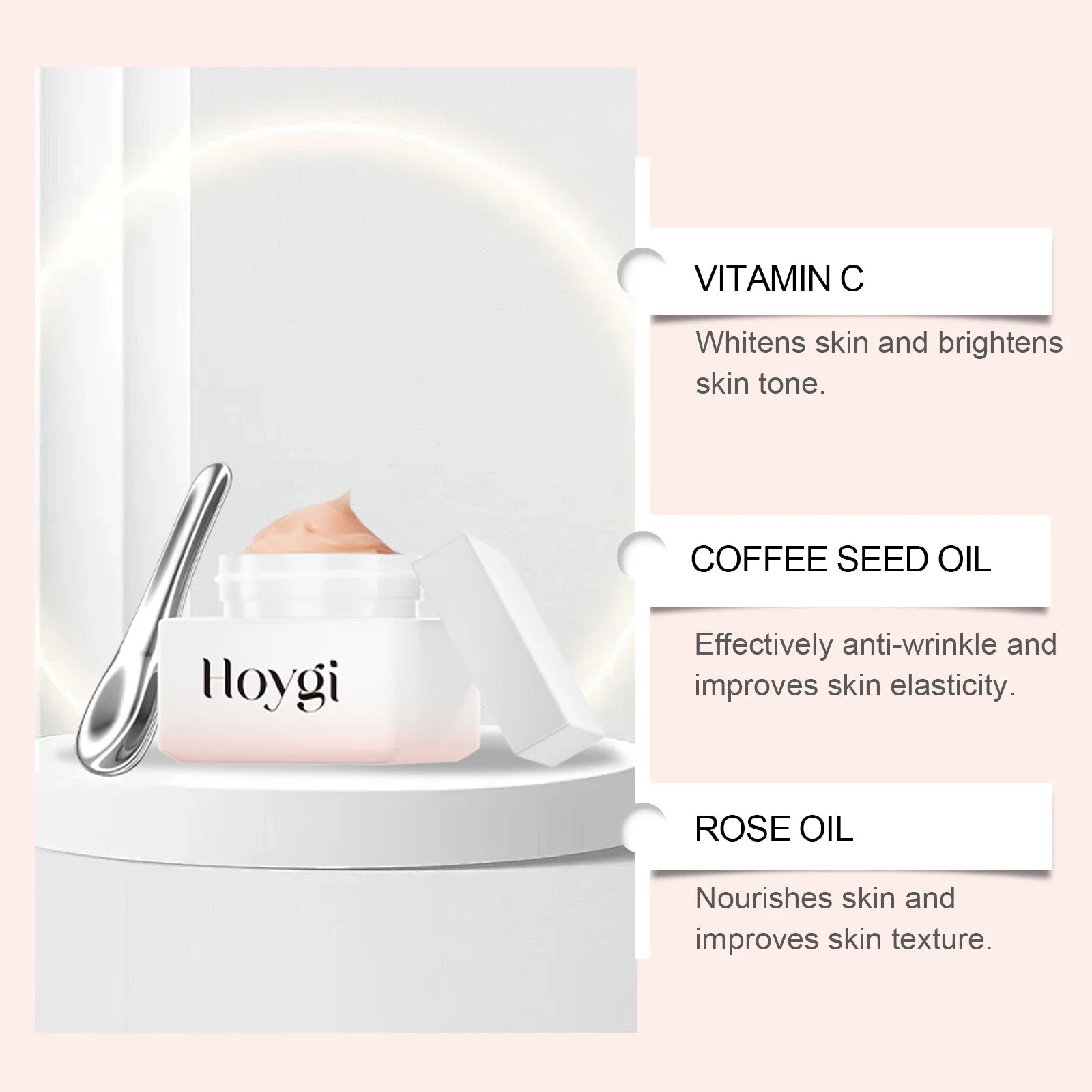Hoygi Anti-Aging Wrinkle Cream with Skin Tightening Face Moisturizer Clinically Proven for All Skin Types Sensitive Dry Oily Zpaxo