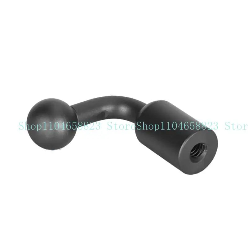 Aluminum Alloy 17mm Ball Head Adapter to 1/4 Screw Hole Mount Converter Holder Stand for Tripod Selfie Handle Grip Zpaxo