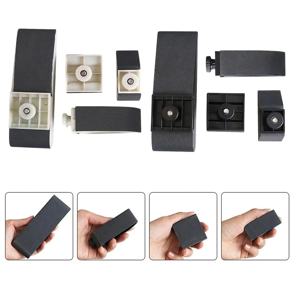 4PCS Hand Sanding Blocks Square and Rectangle-Shaped for Wood Furniture Restoration Home Arts and Crafts Zpaxo