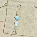Cute Star Flower Phone Charm Strap Kawaii Ceramic Beaded Lanyard