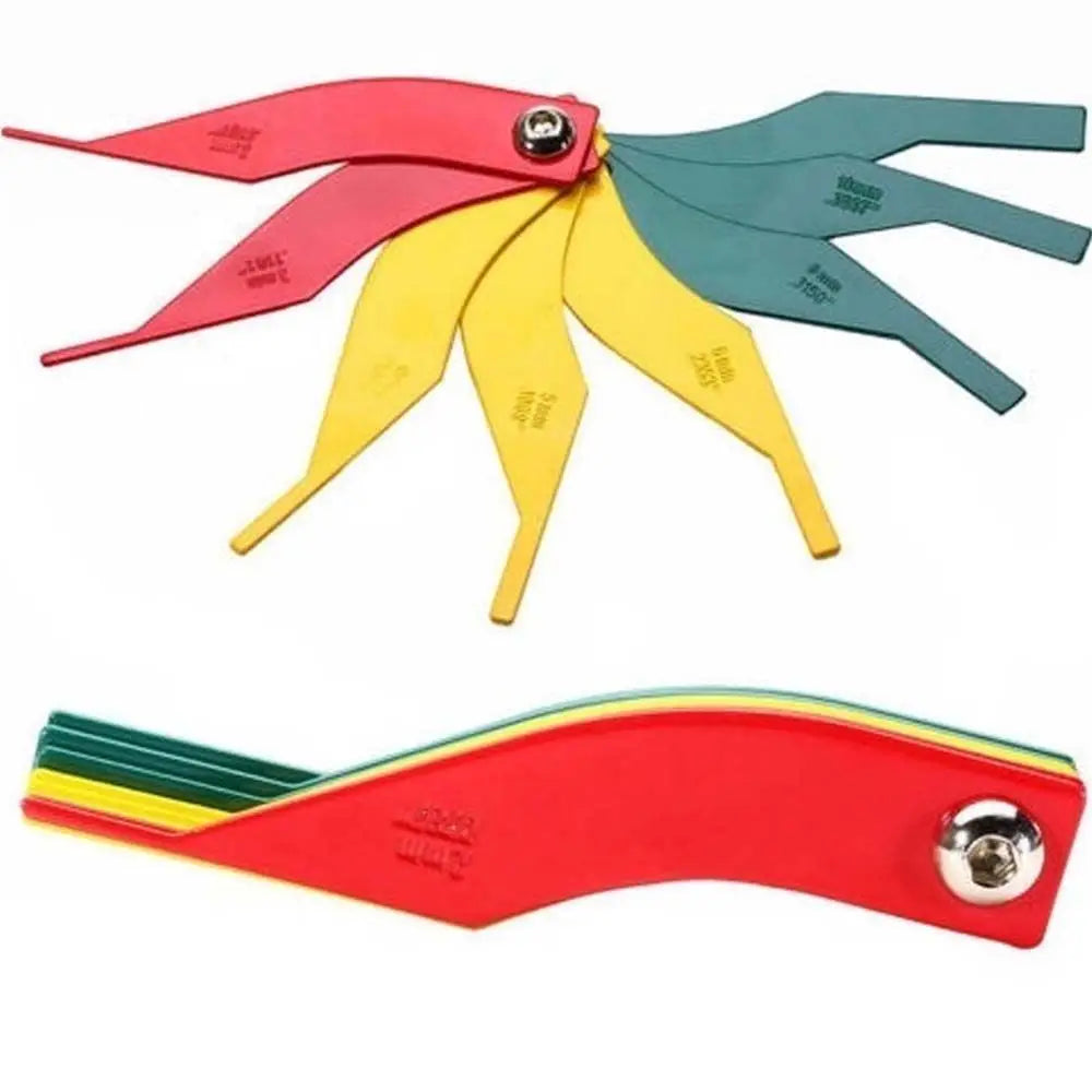 Durable Tester Scale Automotive Wear Meter Brake Pad Measuring Tool Brake Lining Thickness Gauge Feeler Gauge Zpaxo
