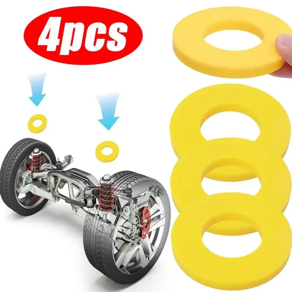 Universal Shock Absorber Gasket Rubber Black Yellow Bearing Washer Zpaxo