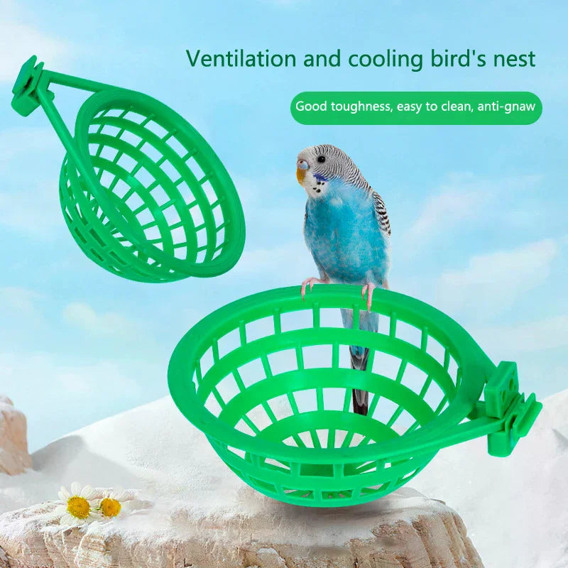 Supplies Bird Hatching Accessories Plastic Canary Nest Cage Decorative Cages Bird Eggs Nest Pan Pet Birds Hatching Tools Zpaxo