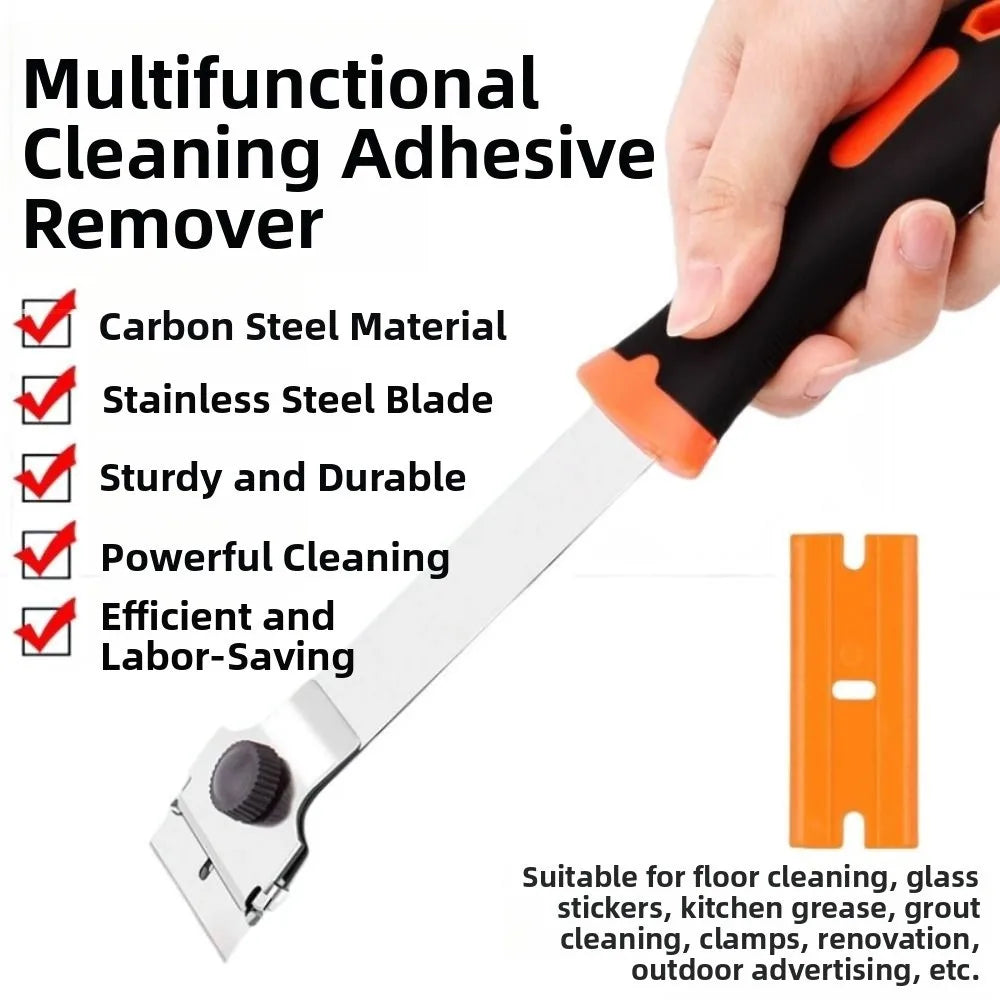 With Ergonomic Handle Paint Scraper Tool Carbide Anti-Slip Tape Paint Remover Durable Reusable Putty Scraper Zpaxo