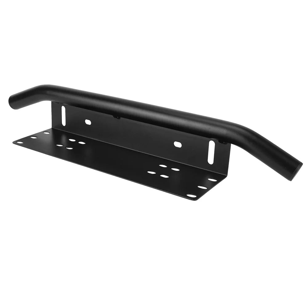 Off Road LED Light Bar Frame Holder Universal Front Bumper License Zpaxo black