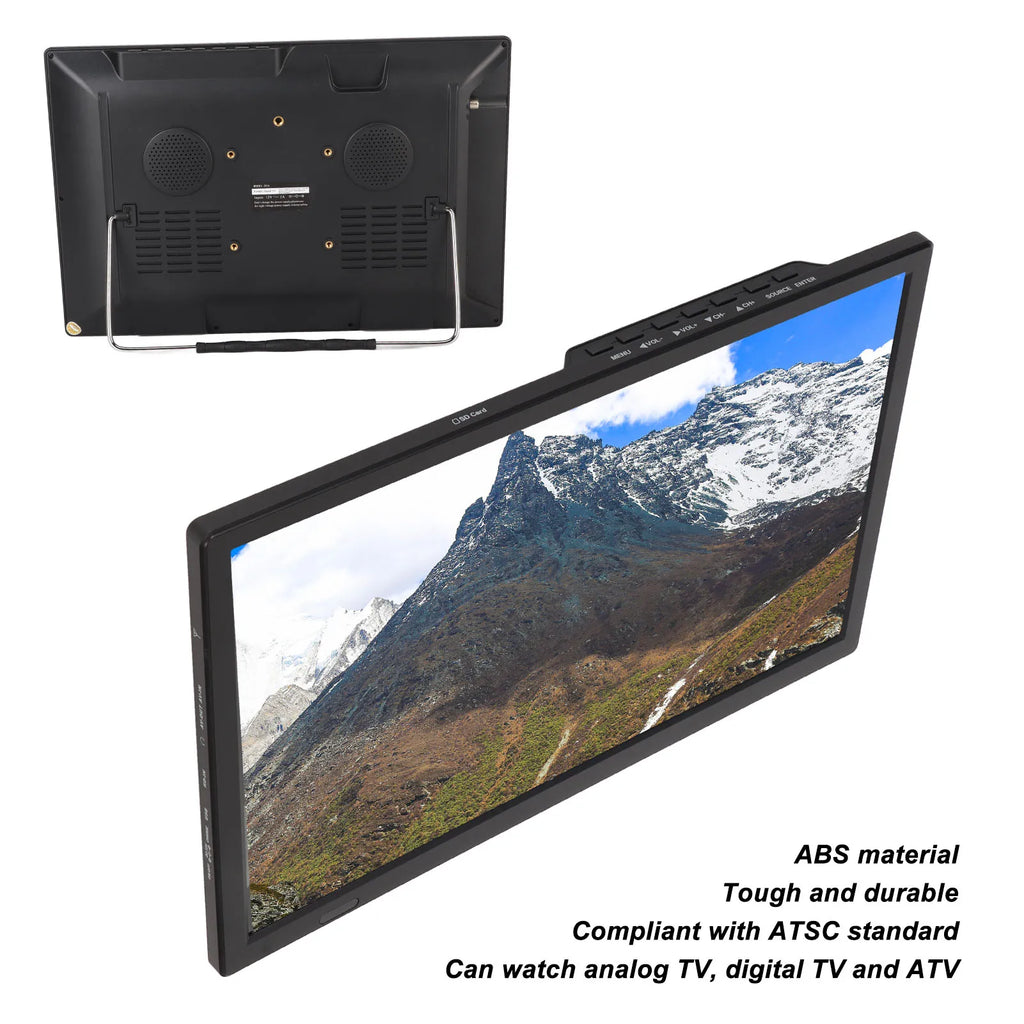 Portable LED TV 1080P ATSC Sensitivity Widescreen USB Digital Tuner