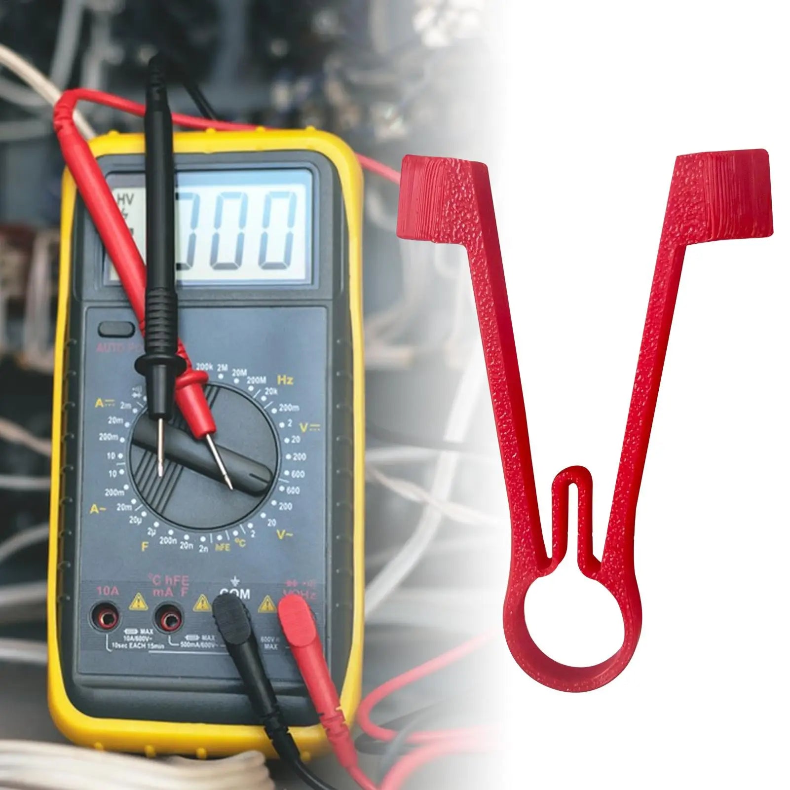 Holder Multimeter Probe Test Meter Probes Clamping Tool Electrical