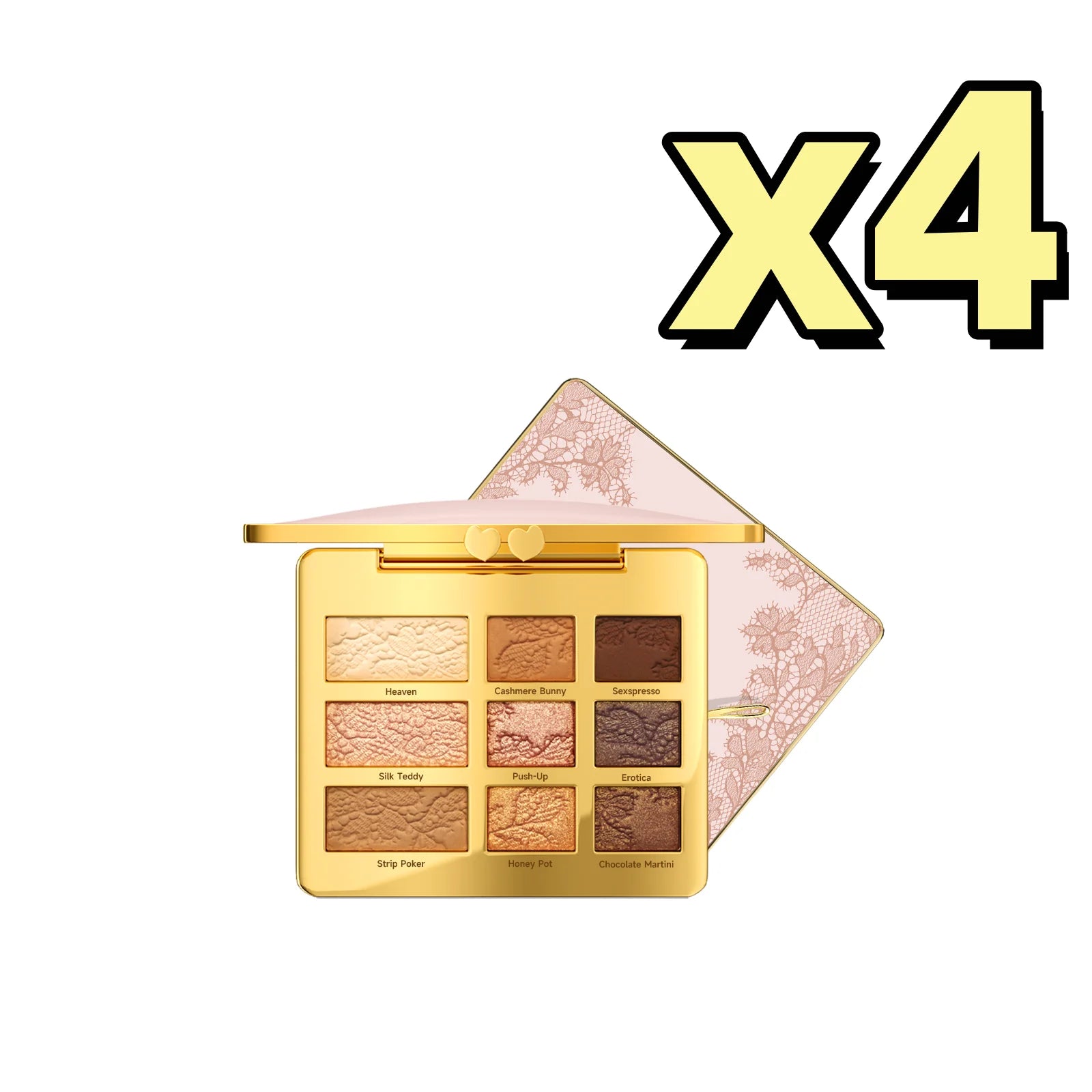 9 Color Eyeshadow Palette – Blendable, Waterproof & Long-Lasting Eyeshadow Palette Zpaxo 12g Boxed X 4PCS