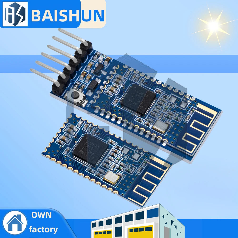 1PCS AT-09 AT 09 Android IOS BLE 4.0 Bluetooth module CC2540 CC2541 Serial Wireless Module compatible HM-10 Zpaxo