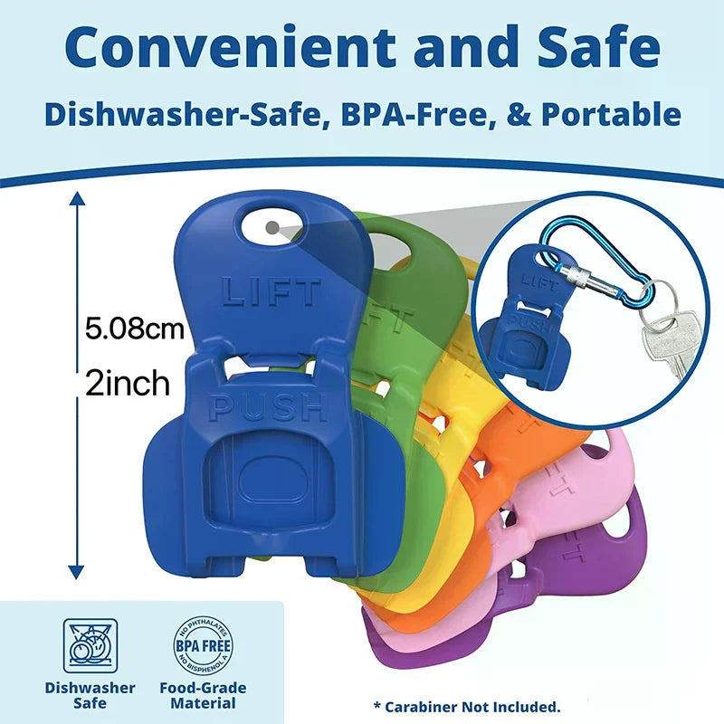 Plastic Dustproof Can Opener With Easy-Open Lid Plastic Simple Mini Can Opener For Soda And Beverages Zpaxo