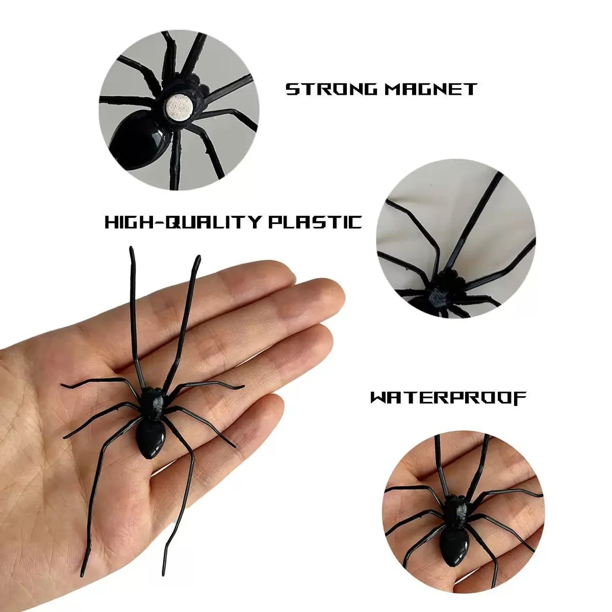 Realistic Spider Magnetic Fridge Magnets Home Kitchen Car Decoration