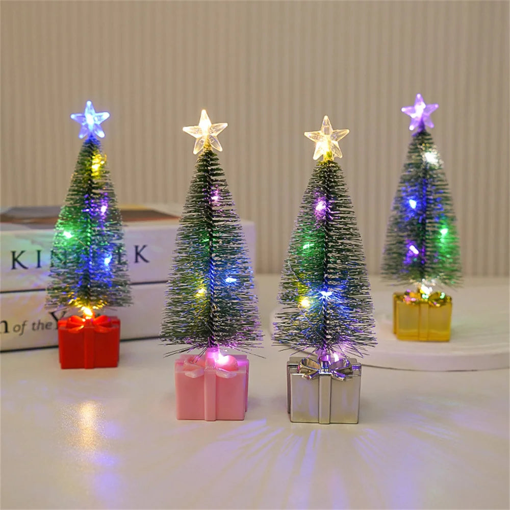 LED Multicolor Mini Christmas Tree Desk Decoration | Gift