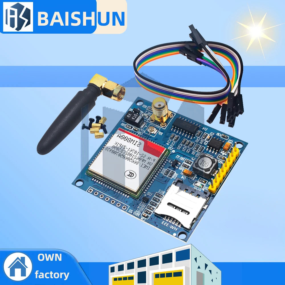 SIM800A GSM GPRS Development STM32 900 1800MHz Dual-band Antenna Zpaxo