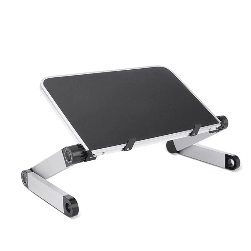 652F Folding Laptop Desk Aluminum Standing Riser Macbooks Pad Zpaxo