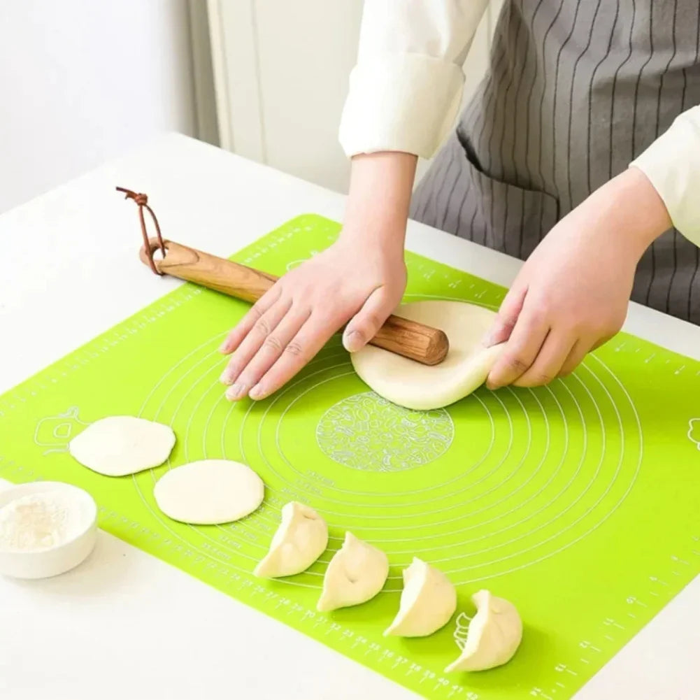 Non-Stick Silicone Baking Mat for Pizza, Bread & Pastry Dough Silicone Baking Mat Zpaxo