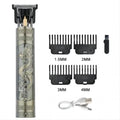 New Retro T9 Hair Clipper For Men, Electric Shaver, Rechargeable Hair Clipper, Portable Cordless Beard Trimmer Zpaxo Bronze Dragon Body