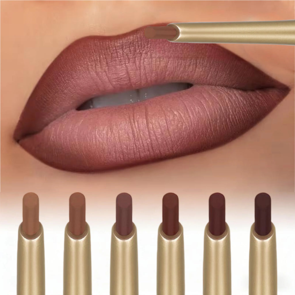 Matte Smooth Lip Liner Pencil Precise Lipliner Pen Long-lasting