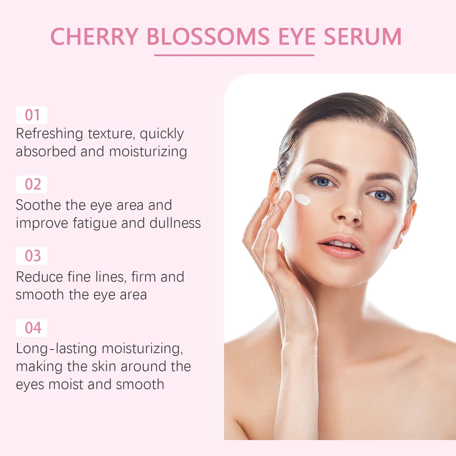 JAYSUING Sakura Eye Serum – Dark Circles & Wrinkle Cream Eye Serum Cream Zpaxo