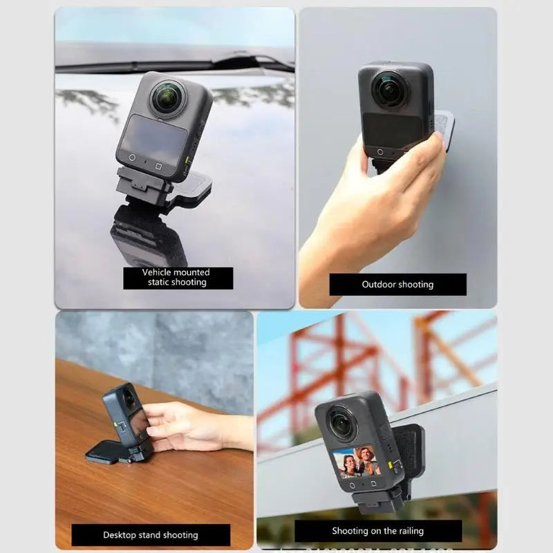 652F Mount for 360 Clip Holder Cycling Tabletop Base Adjustment Camera Cold Shoe Mount Bracket Accessories Zpaxo