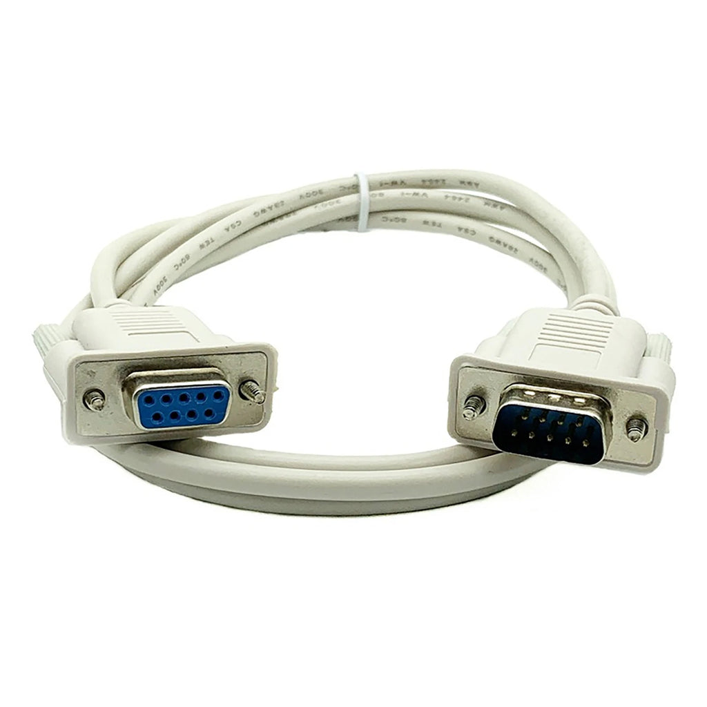 DB9 Serial Cable 9Pin RS-232 Male Female M F Converter Extension