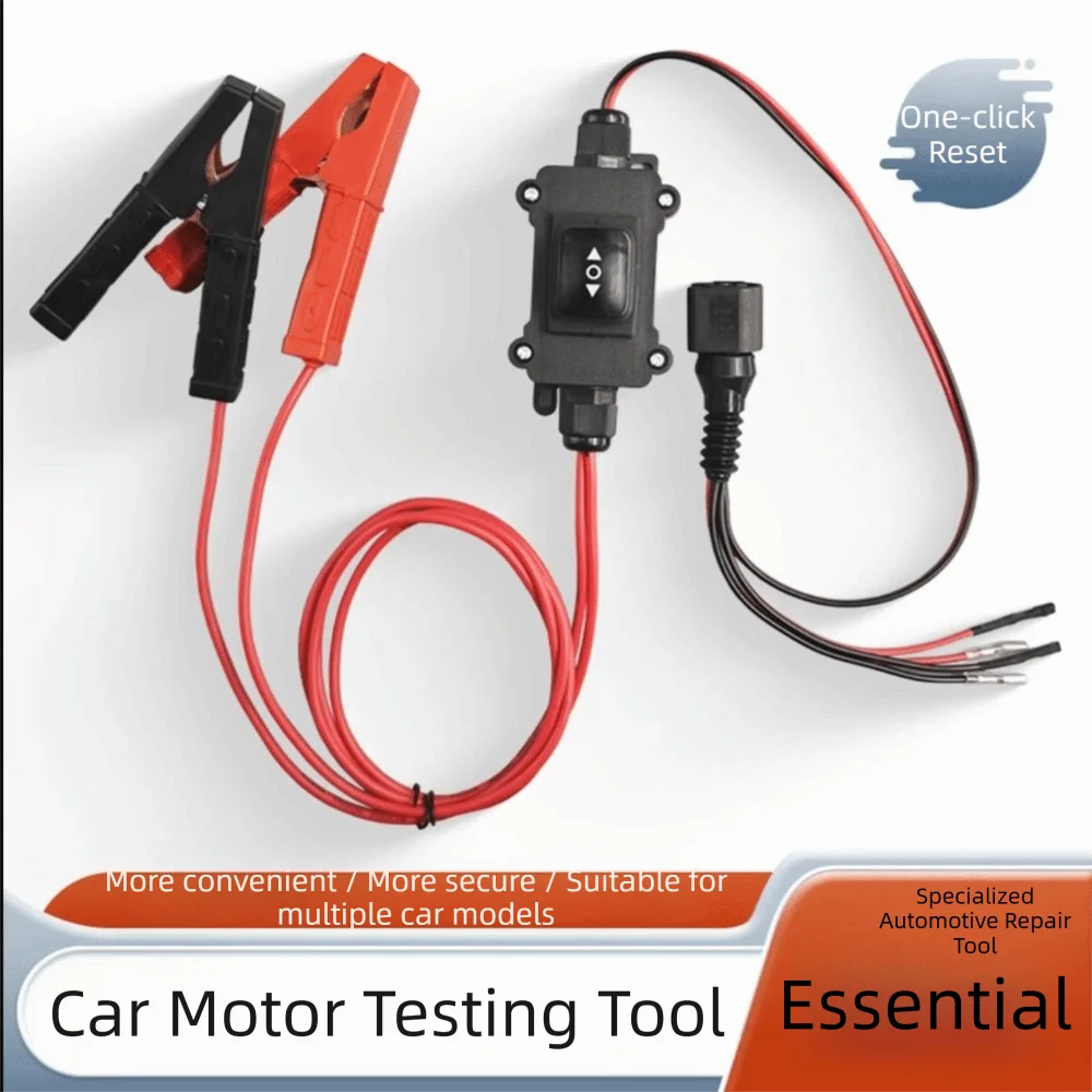 One-Click Operation Electronic Brake Caliper Reset Tool Heavy-Duty Alligator Clips No Computer Needed Special Service Tool Zpaxo
