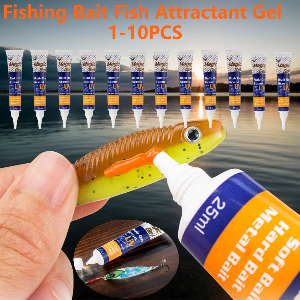 1- Fishing Bait Fish Attractant Gel Natural Scented Powerbait