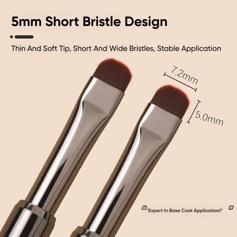 Durable Sandalwood Pole Nail Art Brush Dual-ended Professional Liner Zpaxo