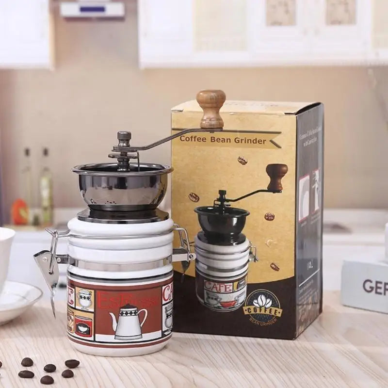 Convenient Coffee Bean Grinder Hand Cranks Travels Brewing