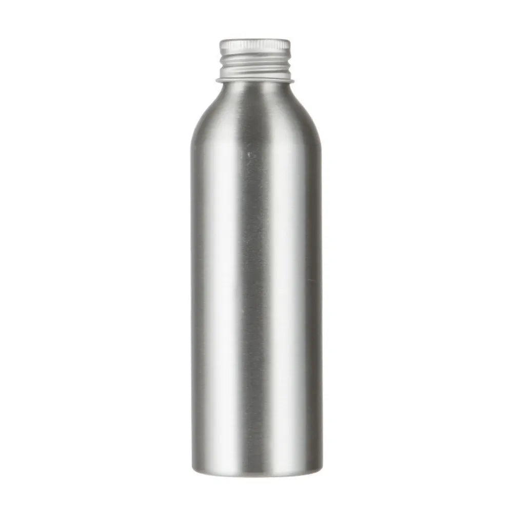Aluminum Bottle Screw Cap Reusable Silver Cans Empty Refillable Zpaxo Silver 120ml
