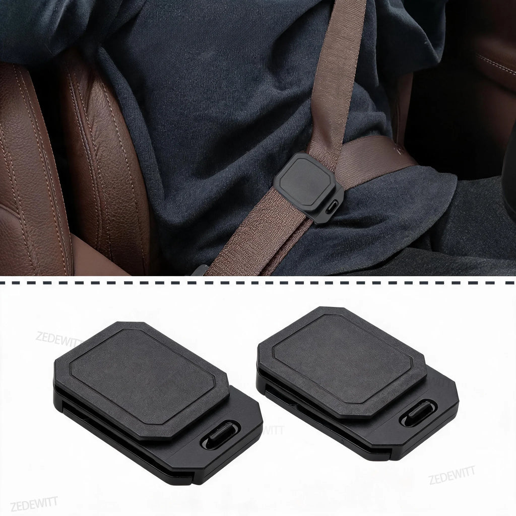 Anti-Slip Seatbelt Adjuster Clip – Shoulder & Neck Comfort