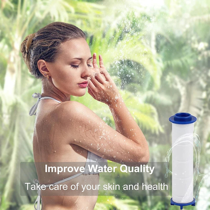 Shower Head PP-Cotton Filter Cartridge Remove Chlorine Fluoride Hard Zpaxo