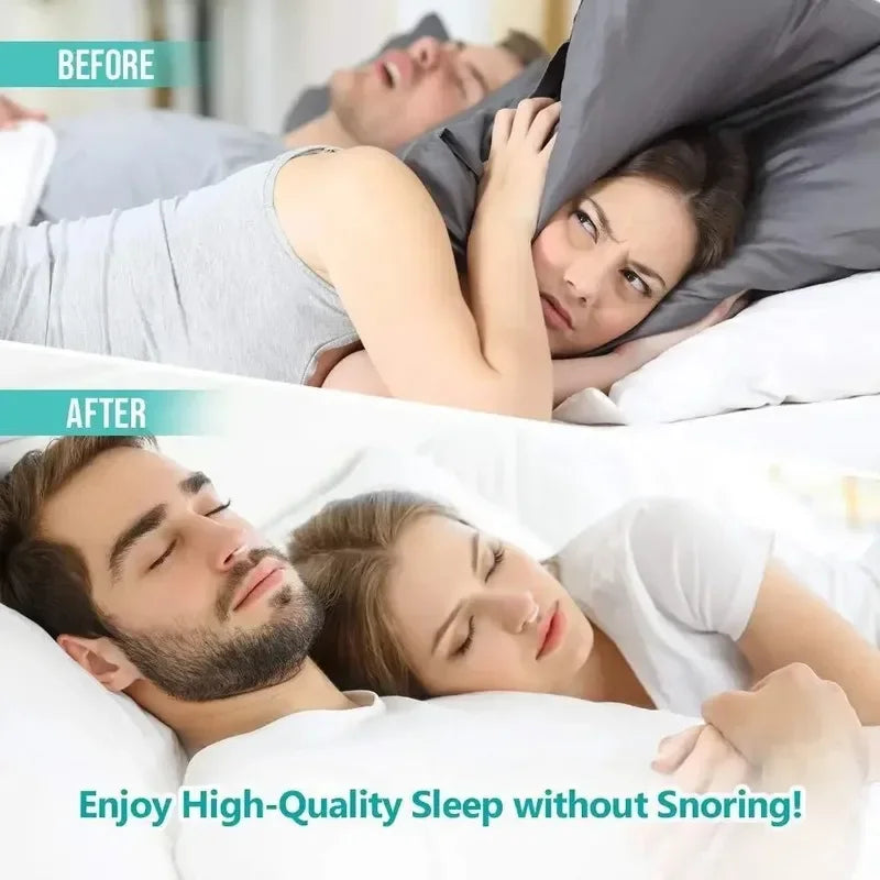 Silicone Magnetic Nose Clip – Anti-Snore Sleep Aid with Case