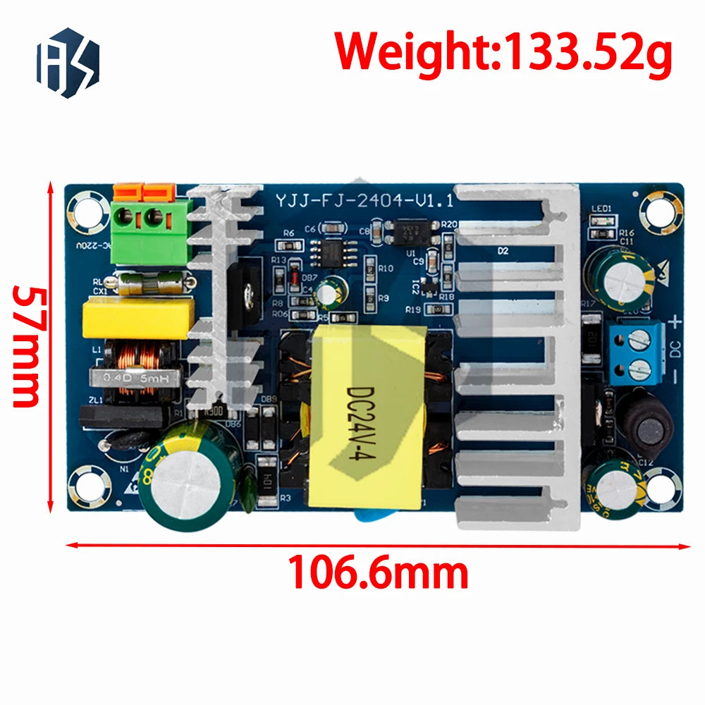 100W 24V 4A‑6A AC‑DC Switching Power Supply Module, Stable High Power Transformer Wholesale Zpaxo