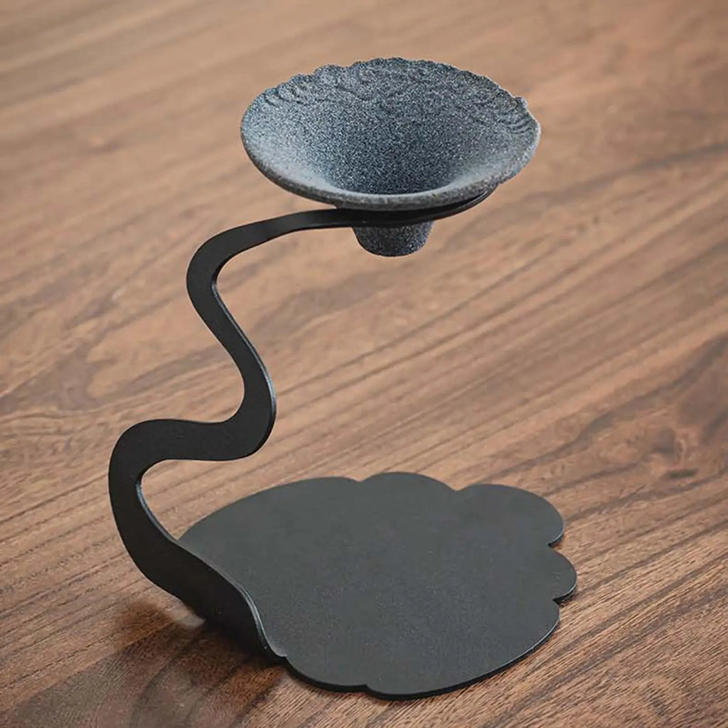 Tea Strainer No Hole Leaf Colander Iron Stand Strainers Loose
