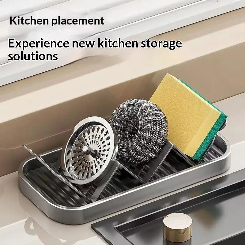 Stainless Steel Soap Dish Ceramic Self Draining Tray Bathroom Storage Zpaxo