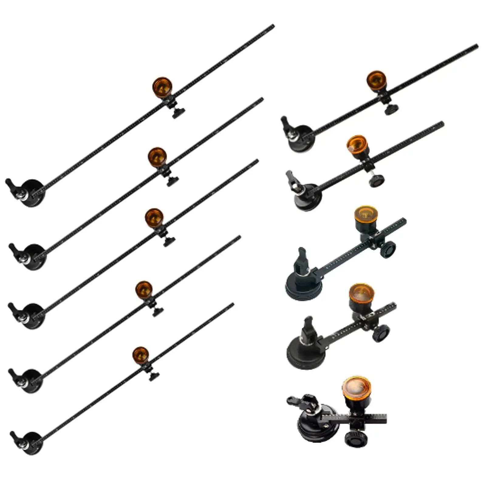 Circular Glass Cutter Heavy Duty Professional Adjustable Round with Suction Cup Zpaxo 2000 mm
