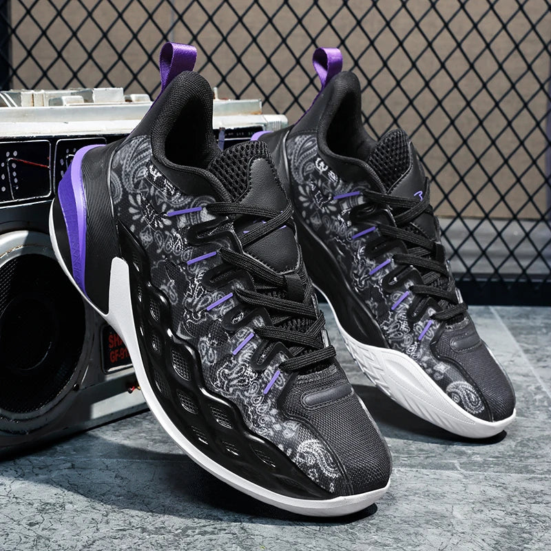 Men's Basketball Shoes Breathable Cushioning Non-slip Wearable Runing