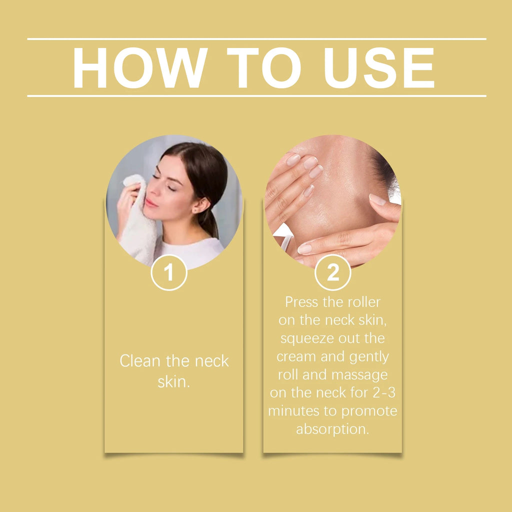 Jaysuing Neck Firming Roller Cream – Wrinkles & Double Chin Neck Firming Cream Zpaxo