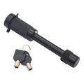 Metal Anti-Theft Lock Corrosion Resistant Dust Resistant Caravan Lock Black Universal Fit Anti-theft Trailer Hook Outdoor Use Zpaxo Black