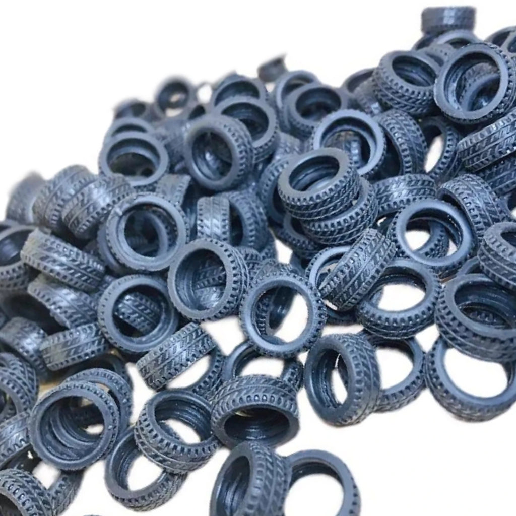 1 32 Car Model Rubber Tires Scene Accessories Tire Skin Diameter