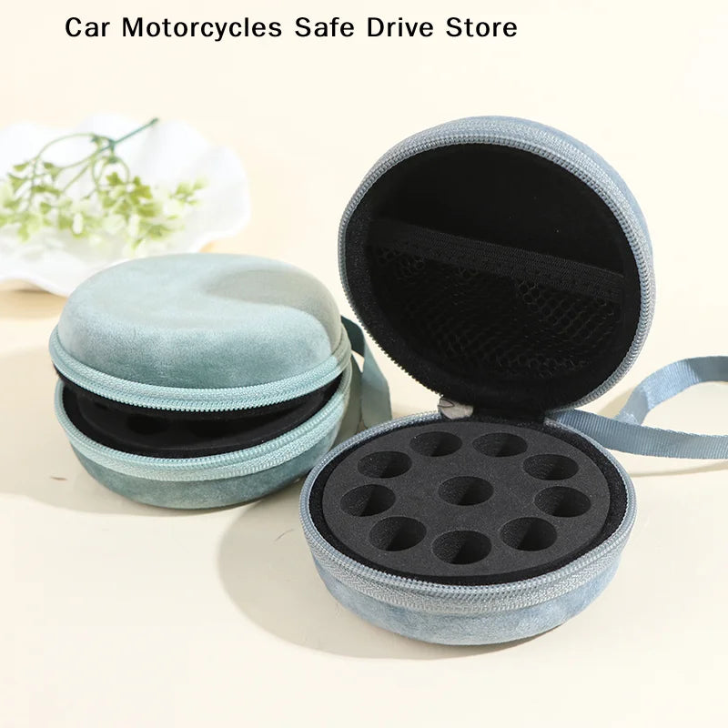 CM10Slots 1- Essential Oil Storage Bag Travel Portable Case Organizer