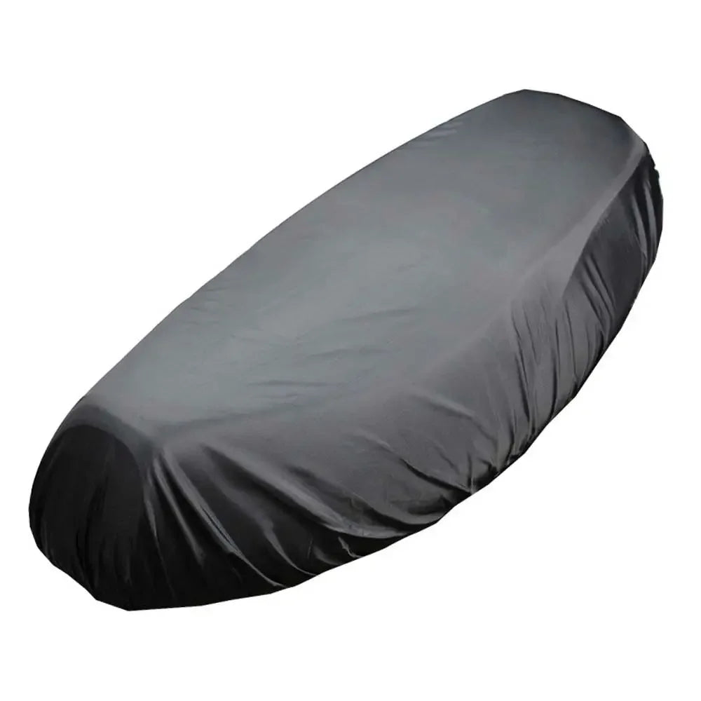 Black Motorcycle Accessories Rain Seat Cover Saddle Cushion Zpaxo black-L