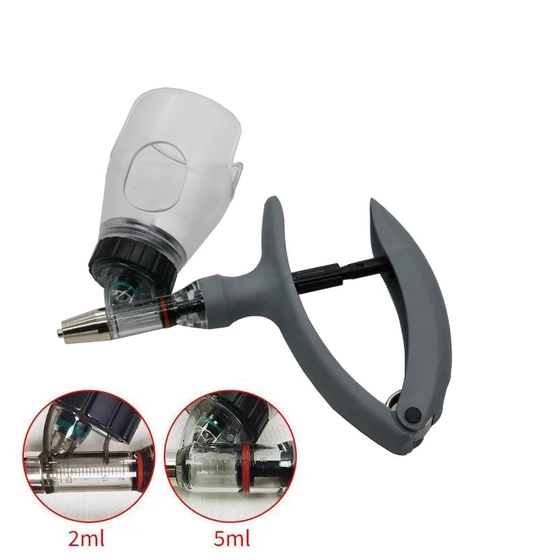 Automatic Veterinary Continuous Syringe Animal Injection Adjustable Zpaxo